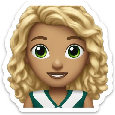 nfl cheerleader sticker