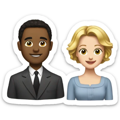 noah and allie sticker