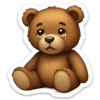teddy bear sticker