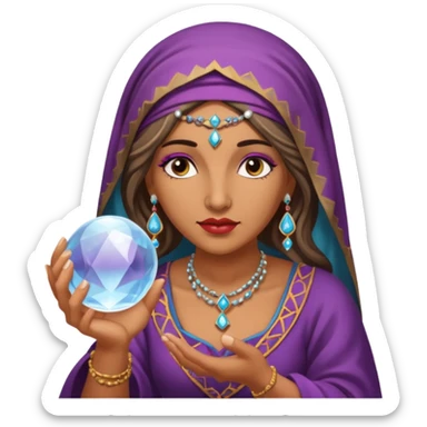 Gypsy fortune teller – Crystal ball




















 sticker