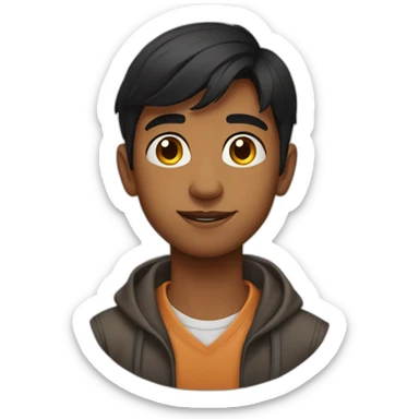 A 18 year old Indian boy sticker