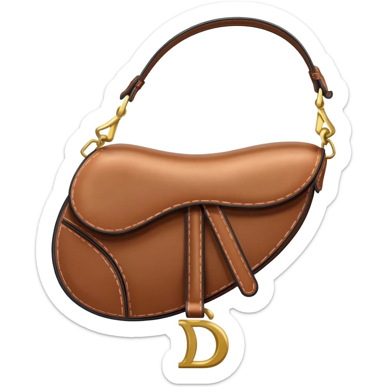 dior saddle bag sticker