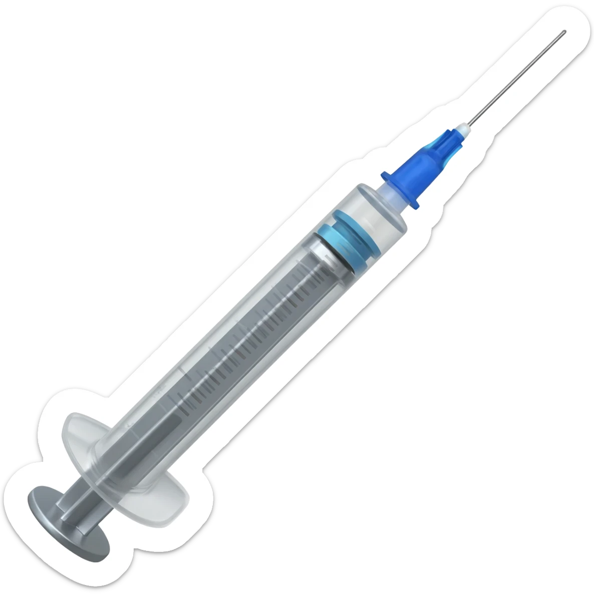 hospital syringe sticker
