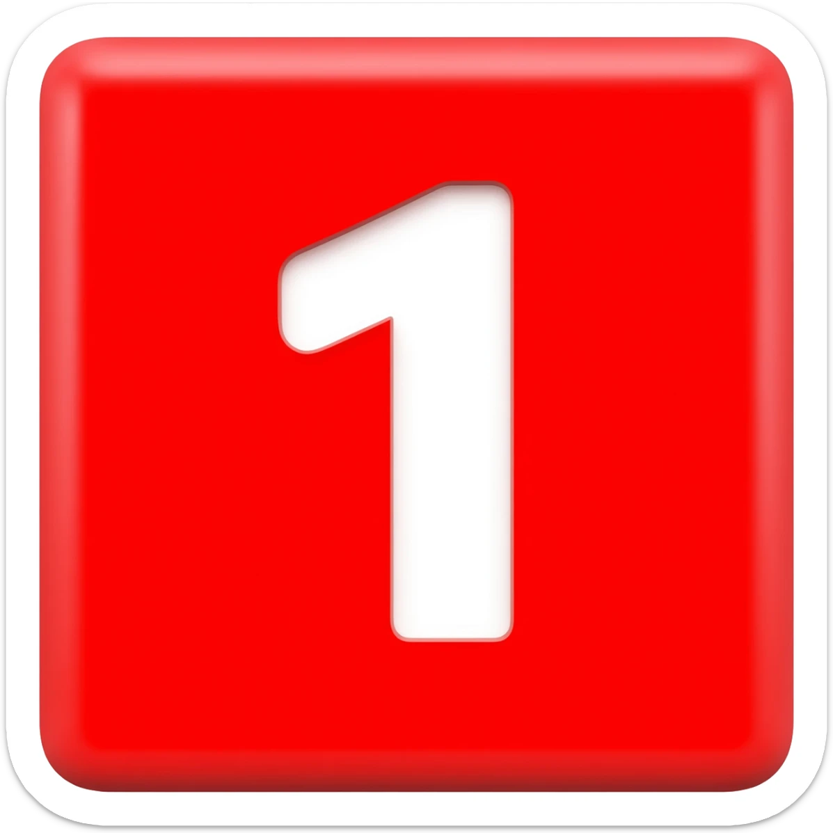 Numberblock 1 sticker