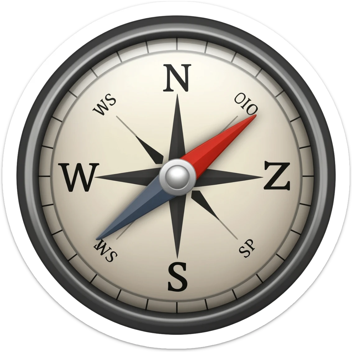 compass sticker