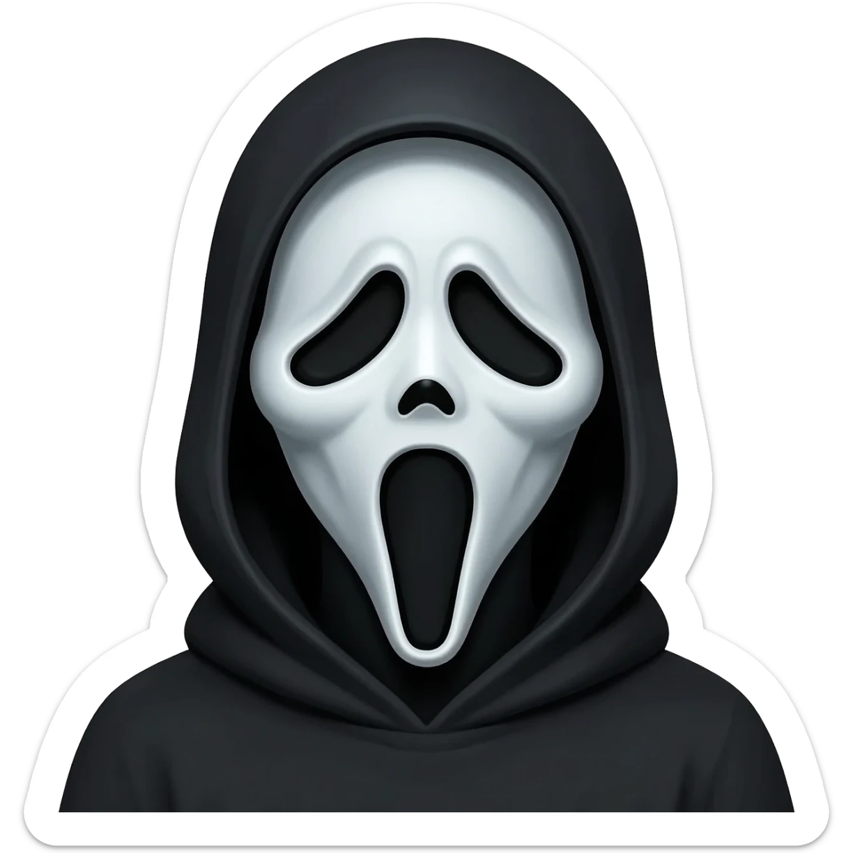 Ghostface girl sticker