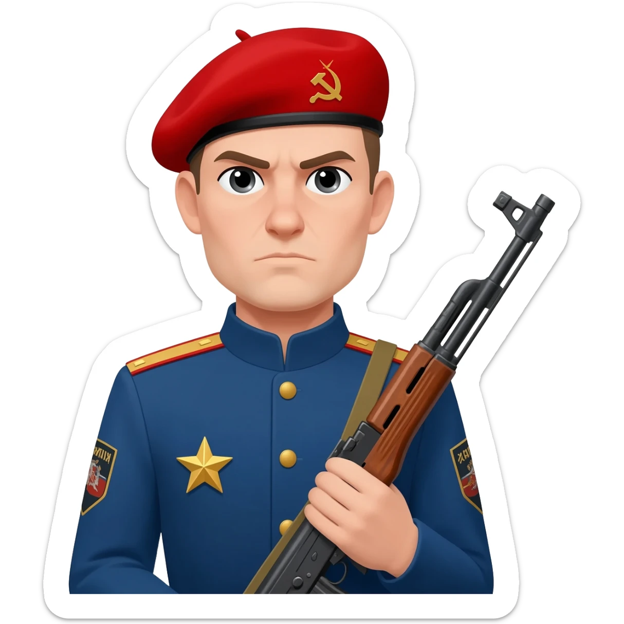communist militsiya sticker