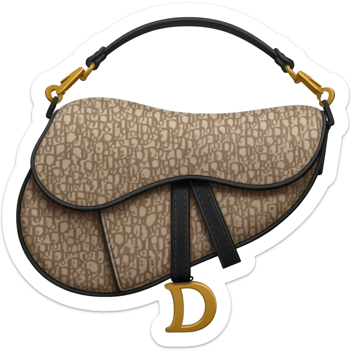dior saddle bag sticker