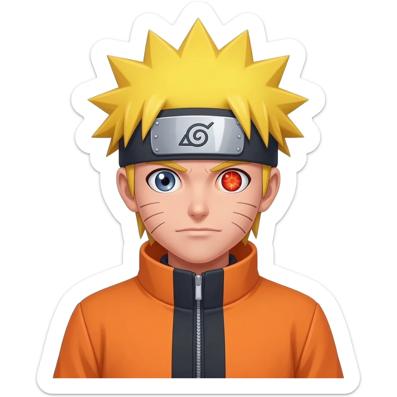 Naruto with sharunkan sticker