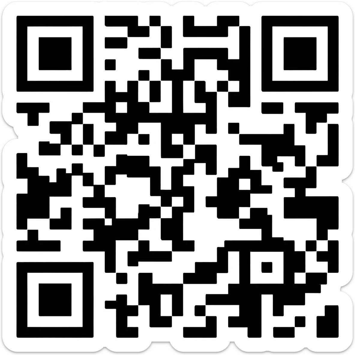 code QR sticker