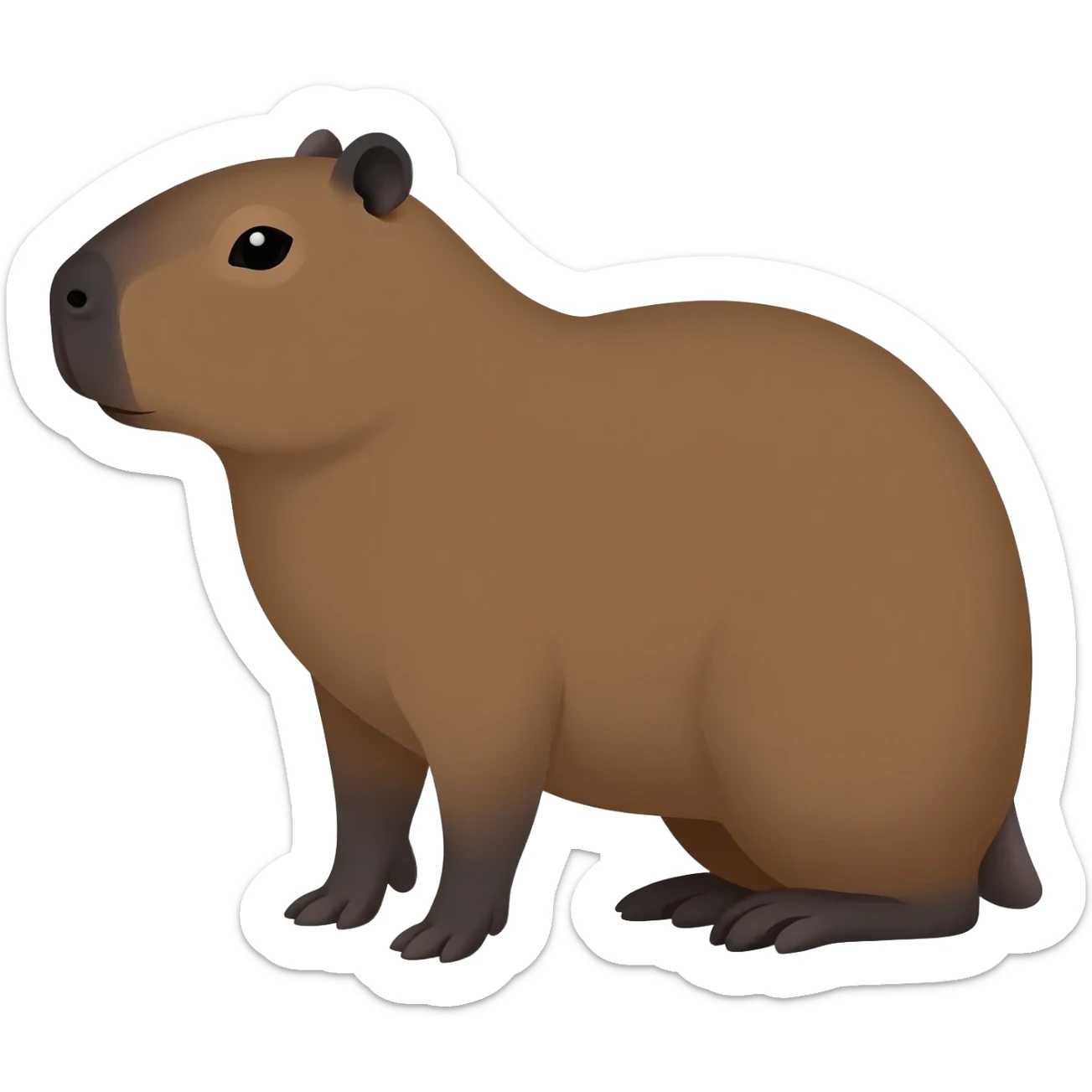 Capybara sticker