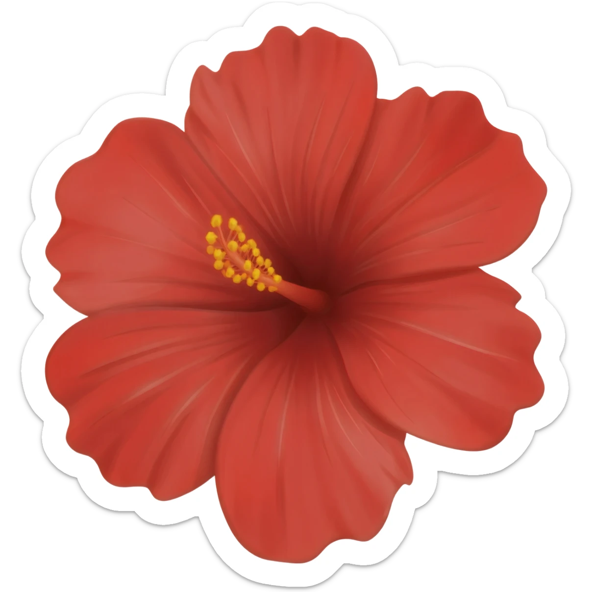 Hibiscus sticker