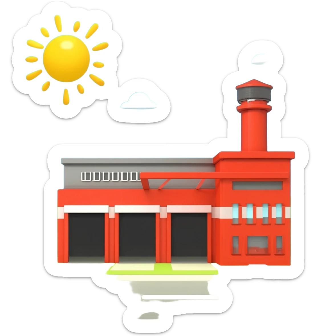 fire station sticker