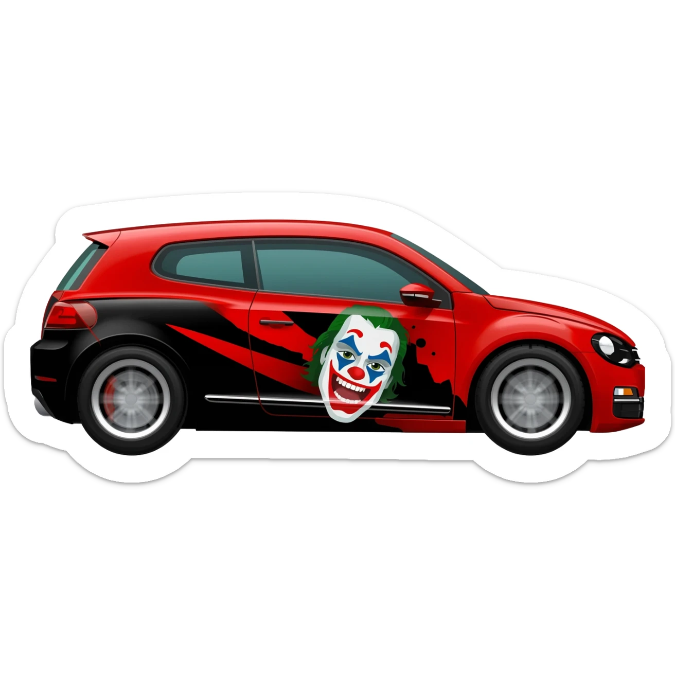 VW Scirocco joker sticker