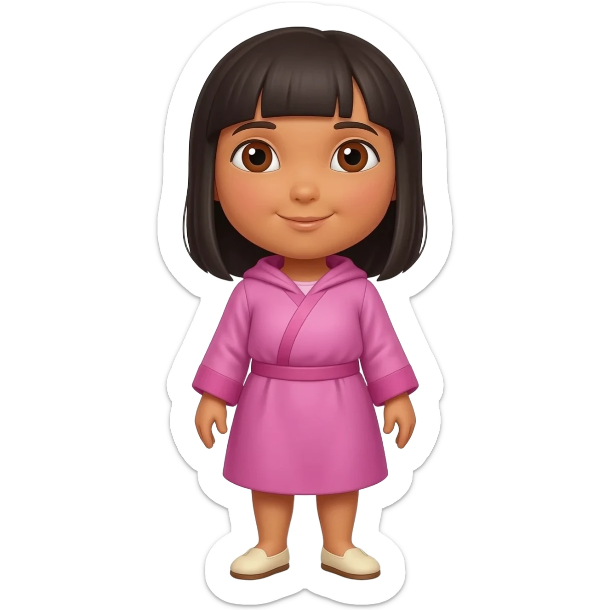 Dora whit babouche sticker