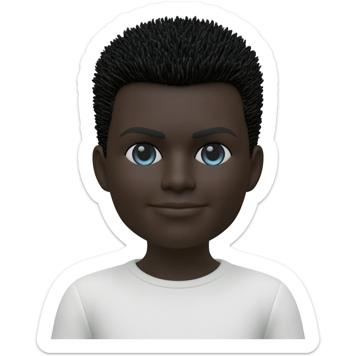 Black Ken doll sticker