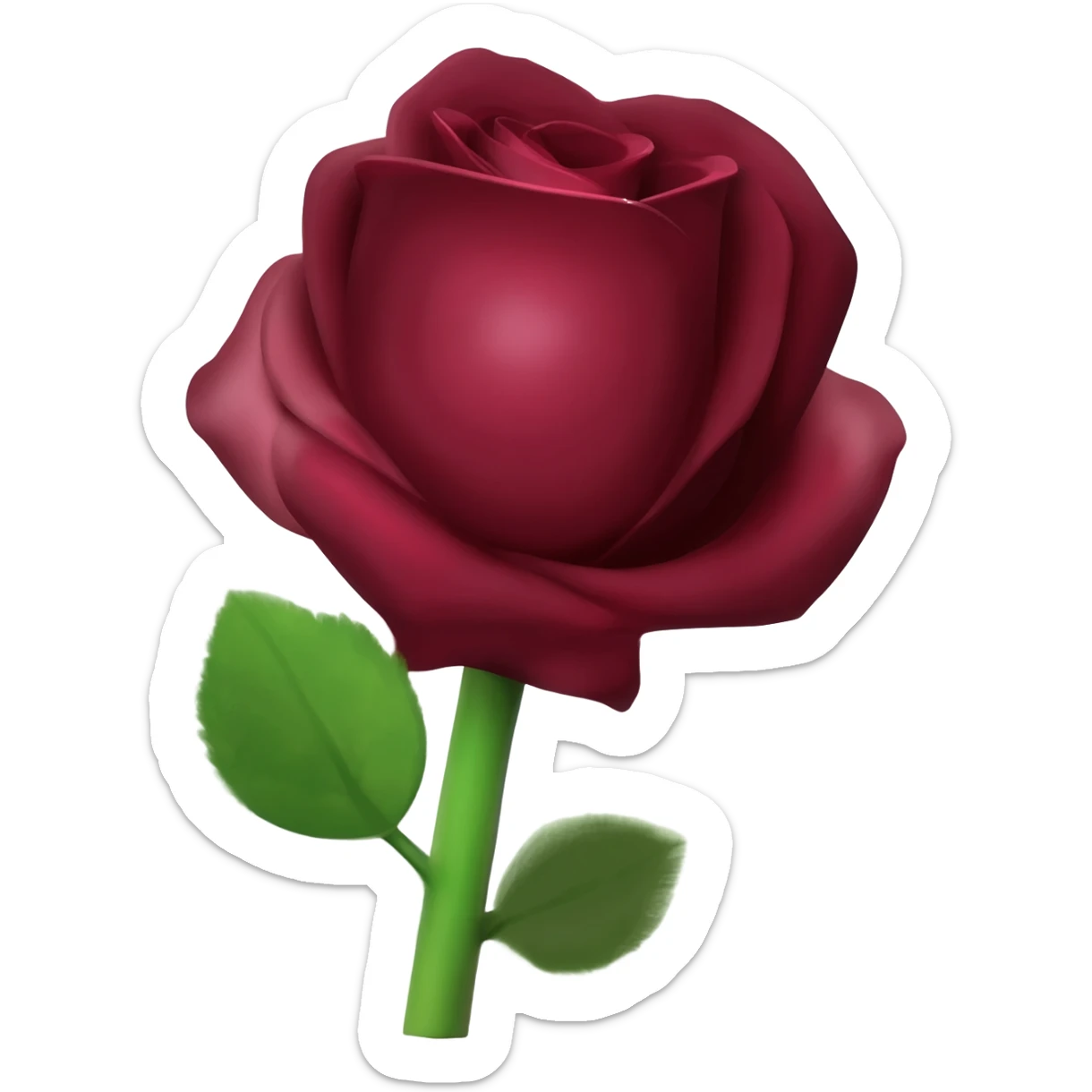 Rosa negra sticker