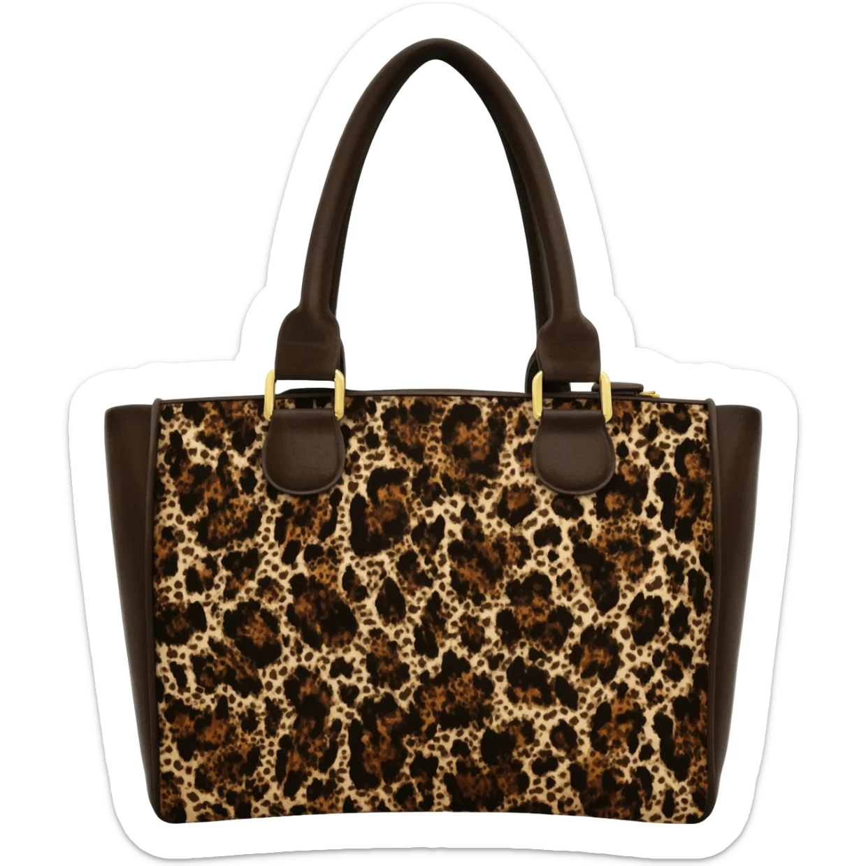 kelly hermes leopard design bag sticker
