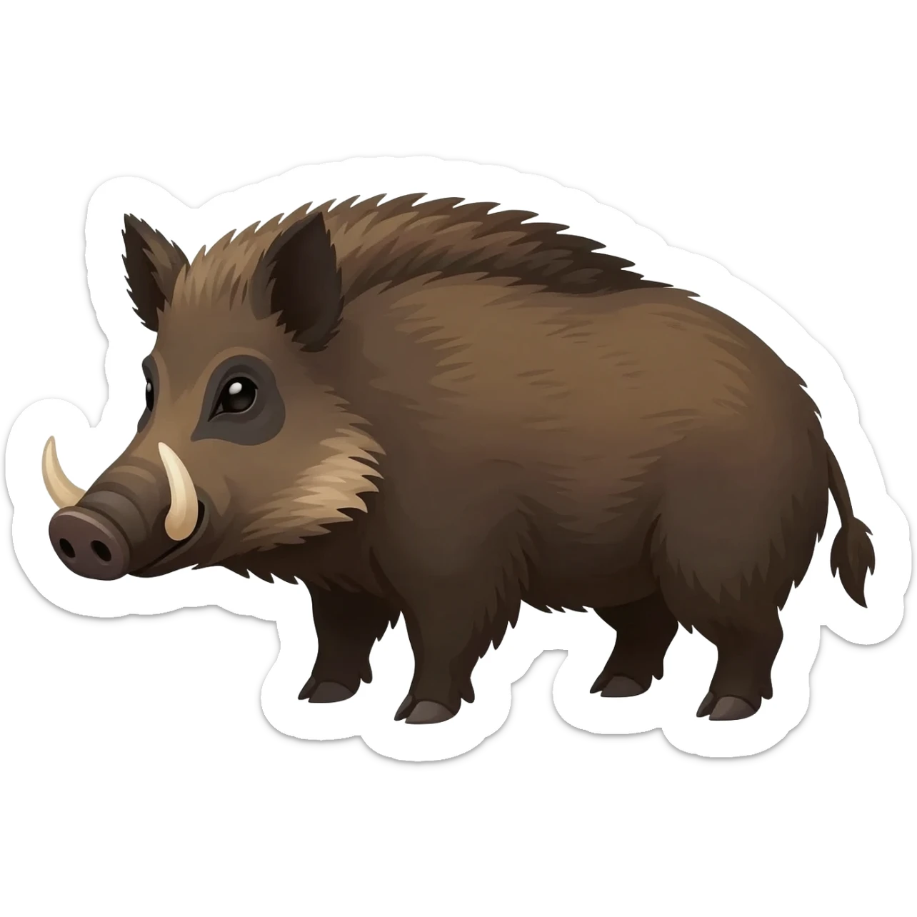 Wild boar sticker