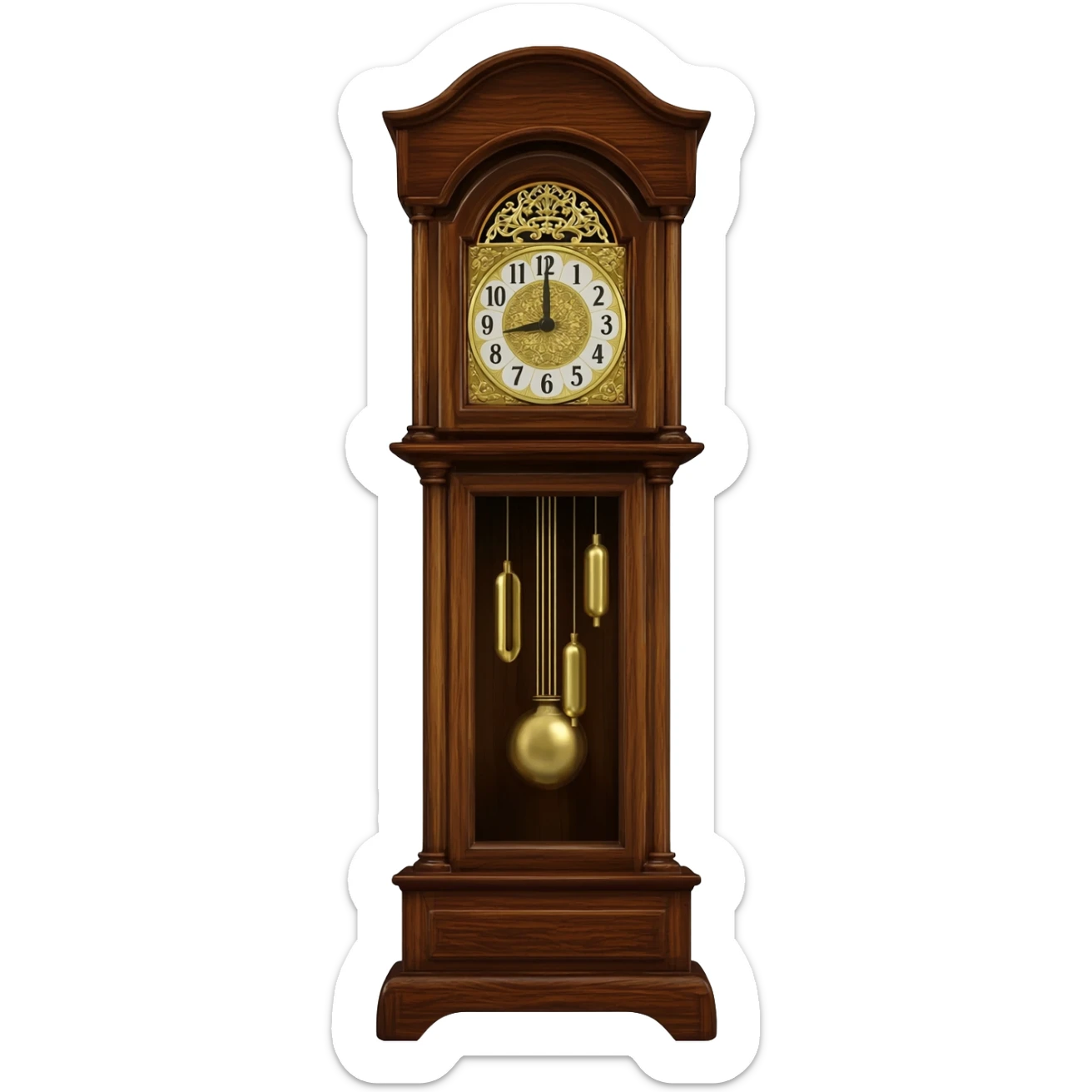 Grandpafather clock sticker