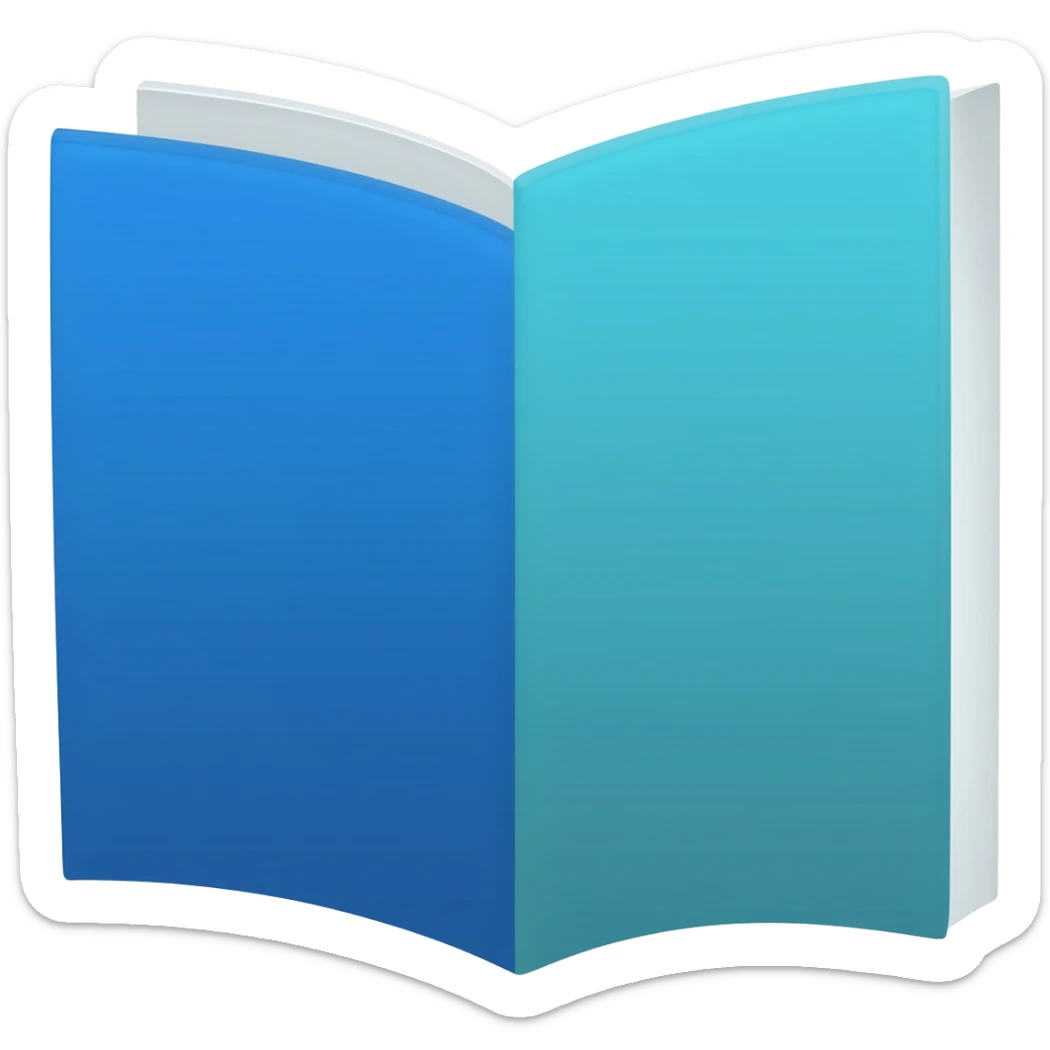 navy blue, blue, aqua blue emojis for book sticker