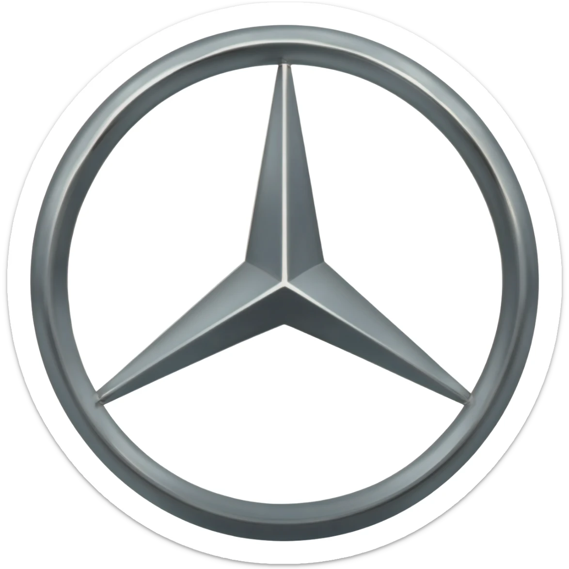 Make a Mercedes logo, Make it small, make it so I can copy and paste it into my TikTok bio sticker