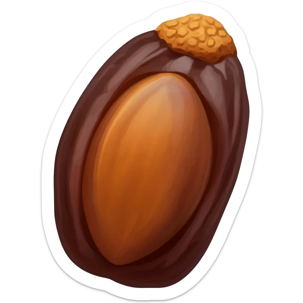 fruit date brown sticker