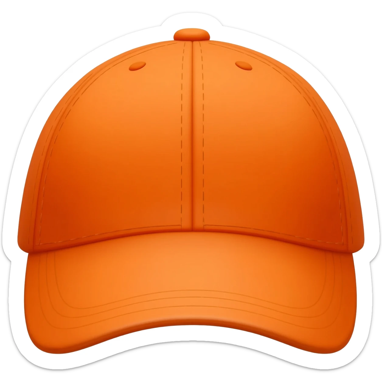 Orange Cap sticker
