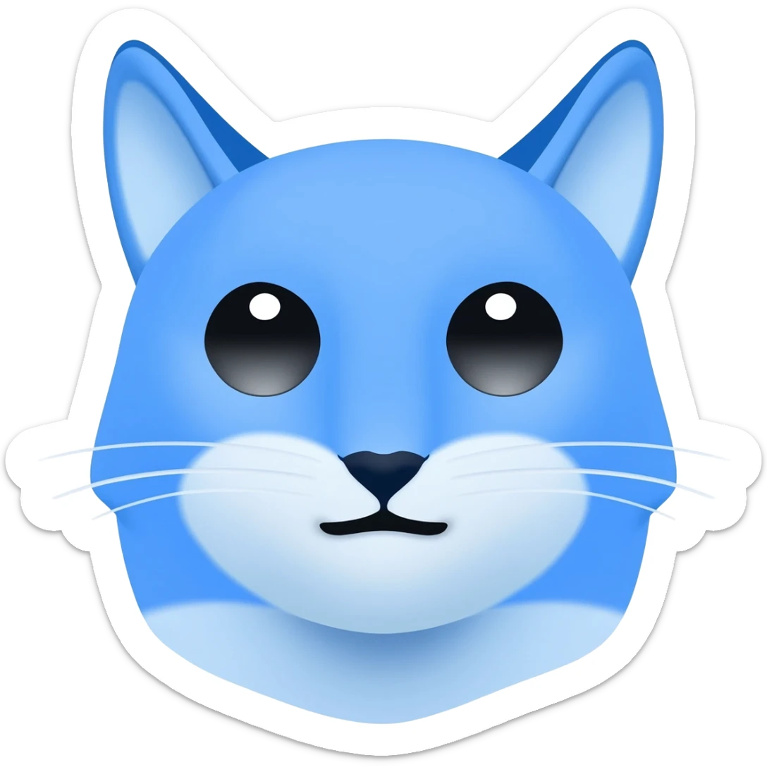 blue lynx sticker