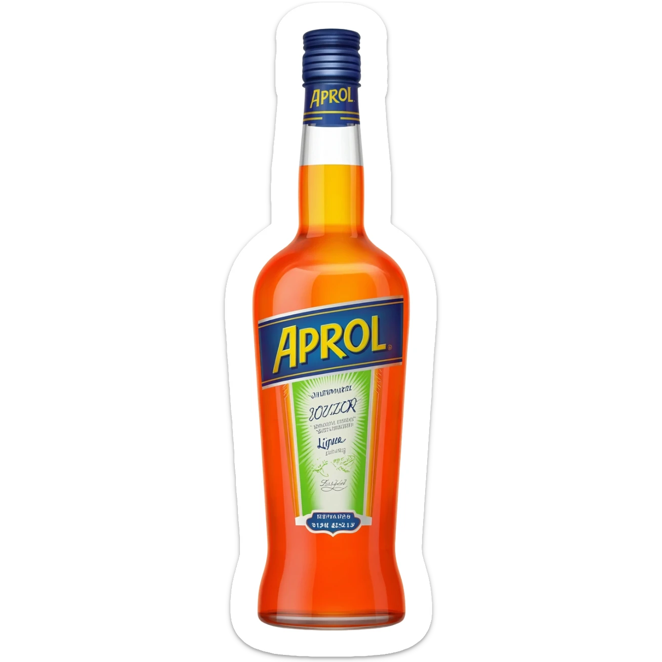 Aperol Bottle sticker