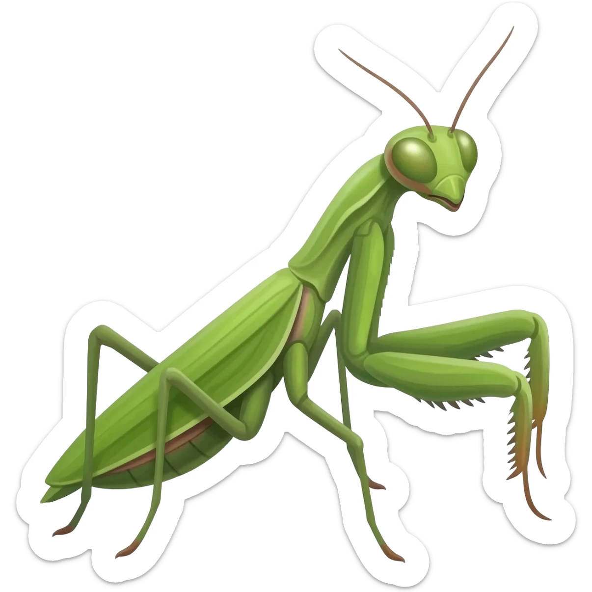 praying mantis emoji sticker
