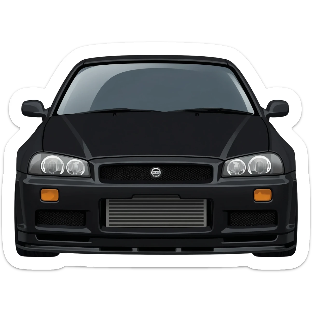 Nissan skyline r34 sticker