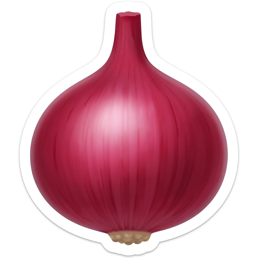 red onion sticker