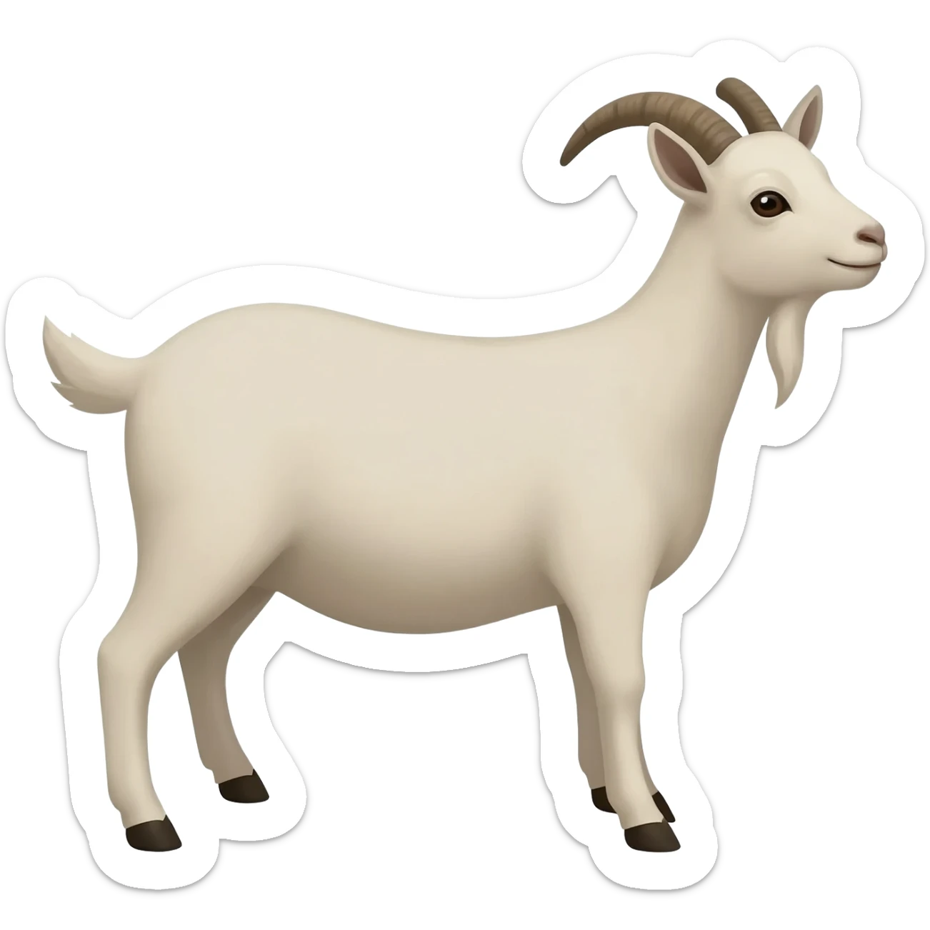 ANIAMAL GOAT UKRAINIAN STYLE sticker