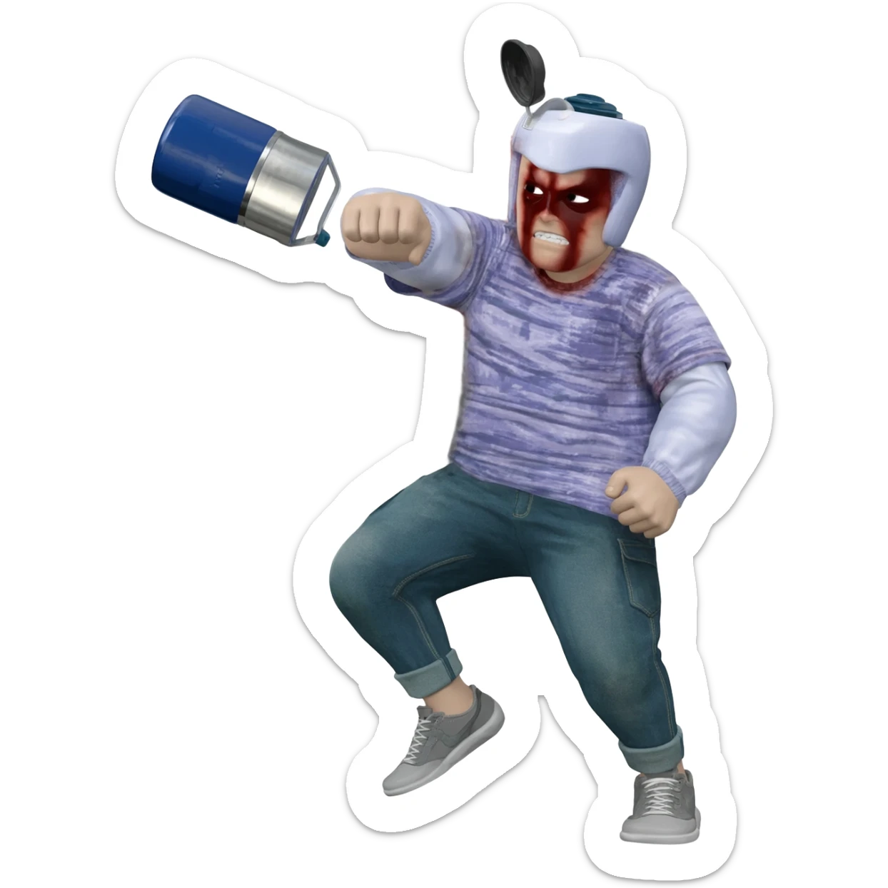 slay baddie with stanley water bottle sticker