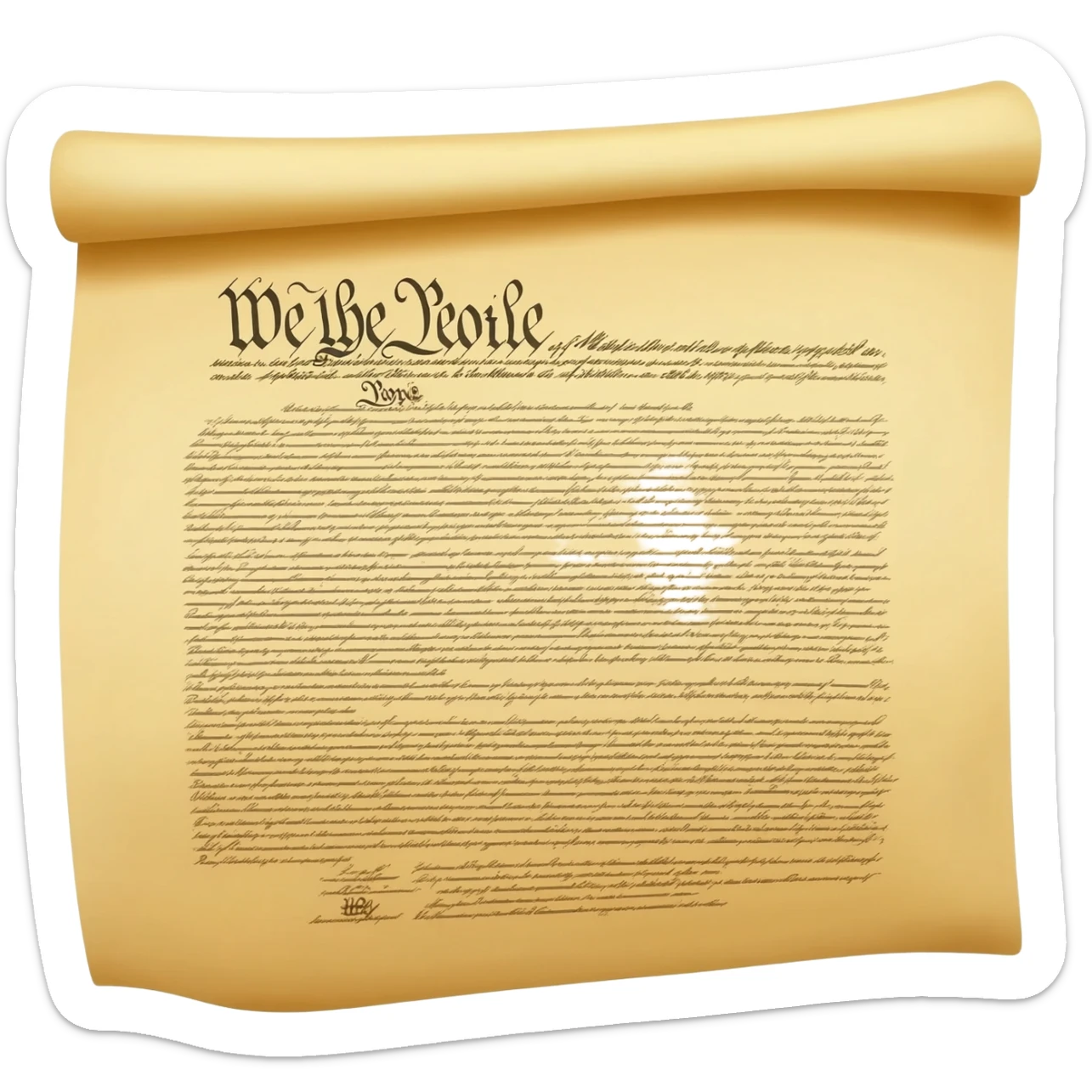 constitution sticker