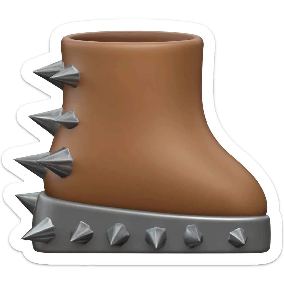 spiked boot sticker