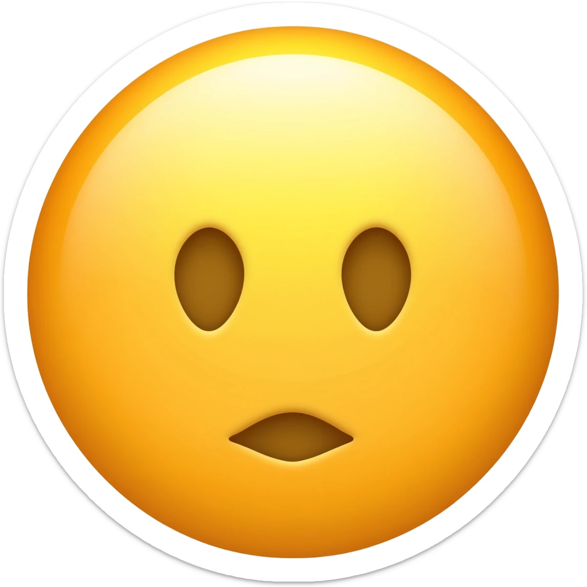 Face sitting emoji sticker