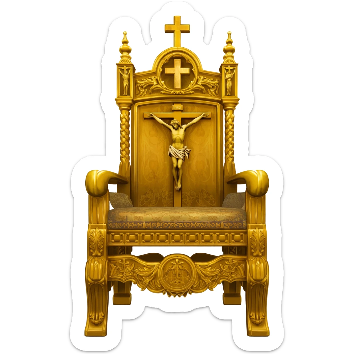 Trono de semana santa resucitado sticker