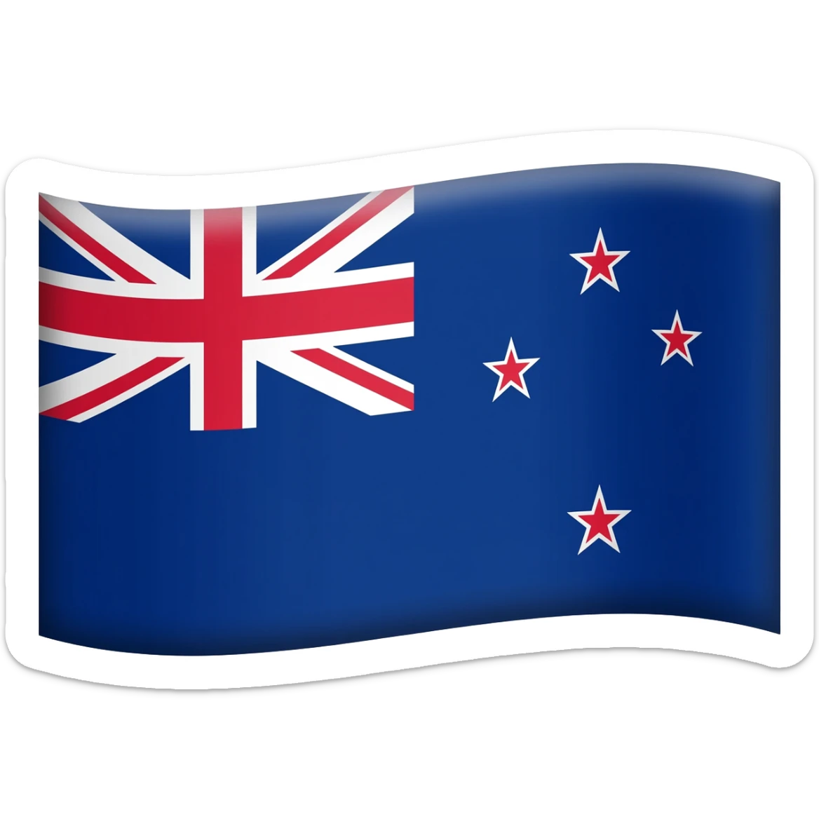 flag of New Zealand sticker