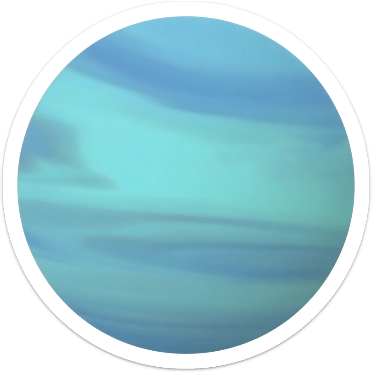 Uranus planet sticker