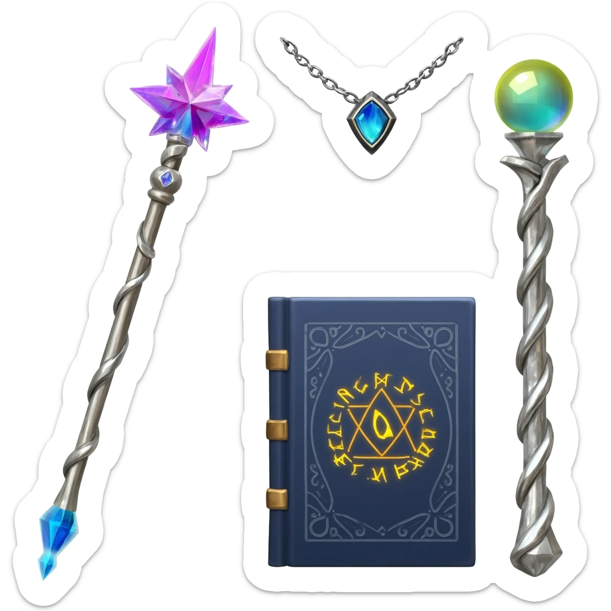 items for creating magic sticker