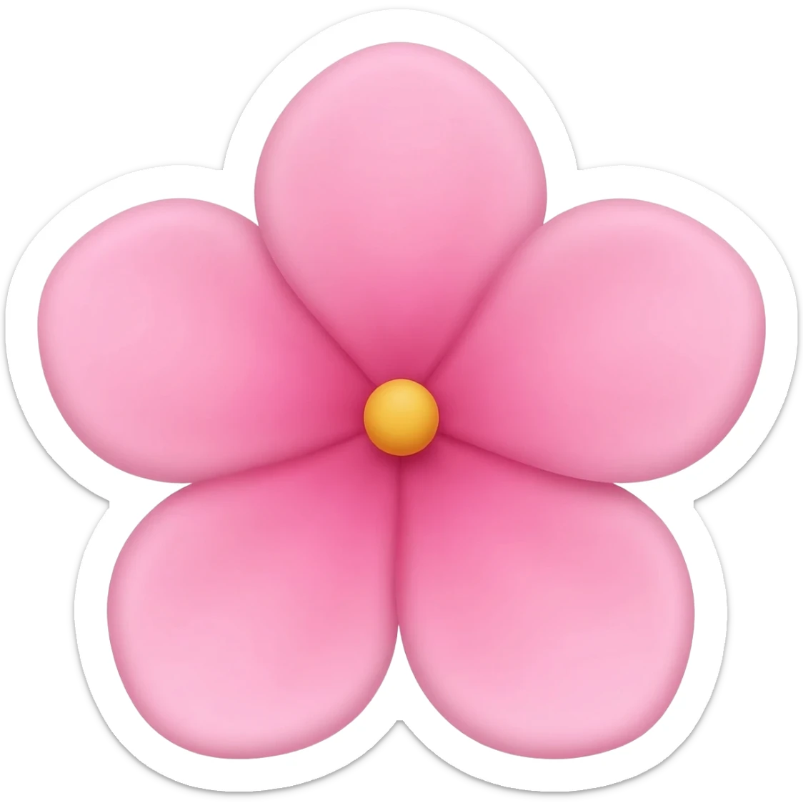 Flower petals sticker