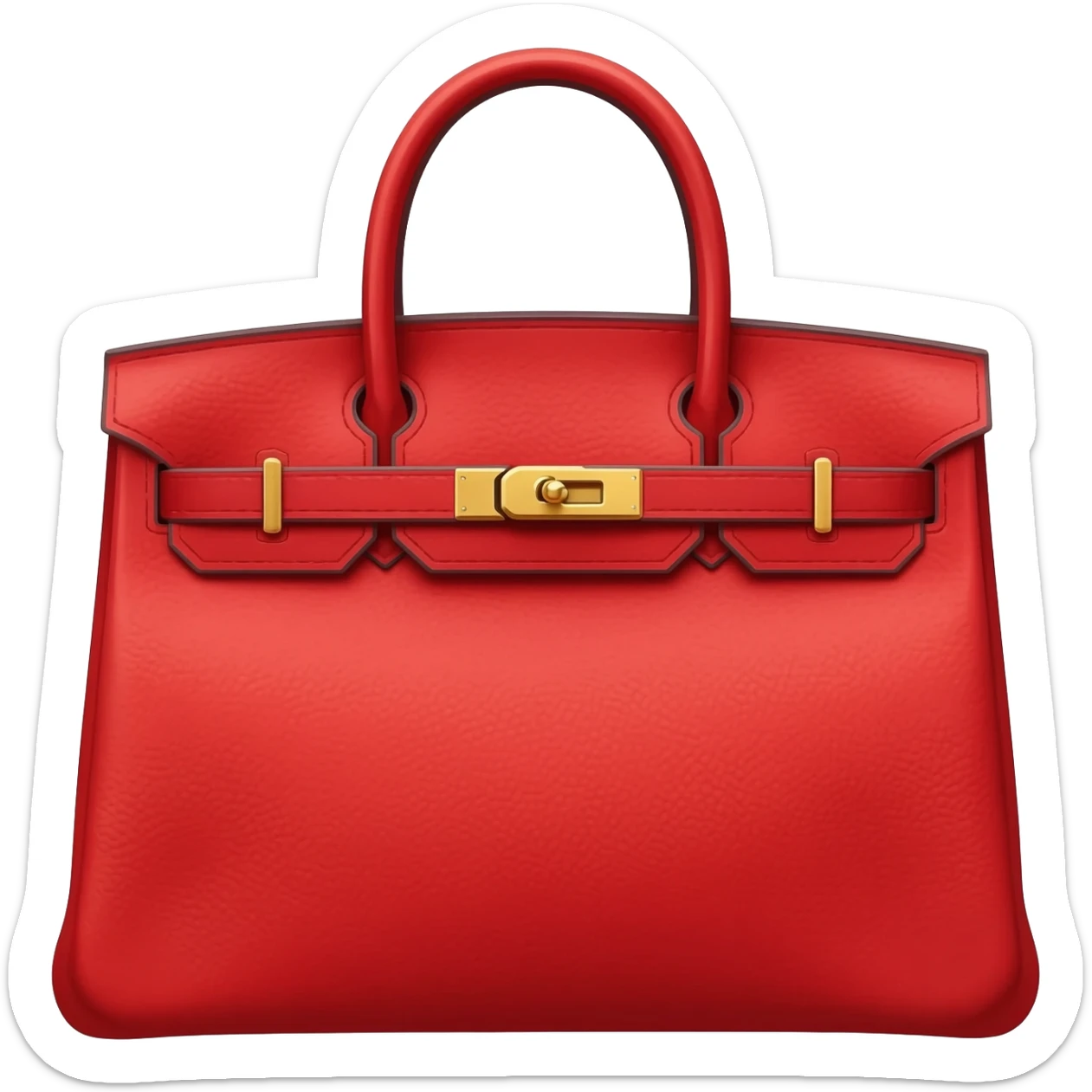 red matte kelly hermes bag sticker