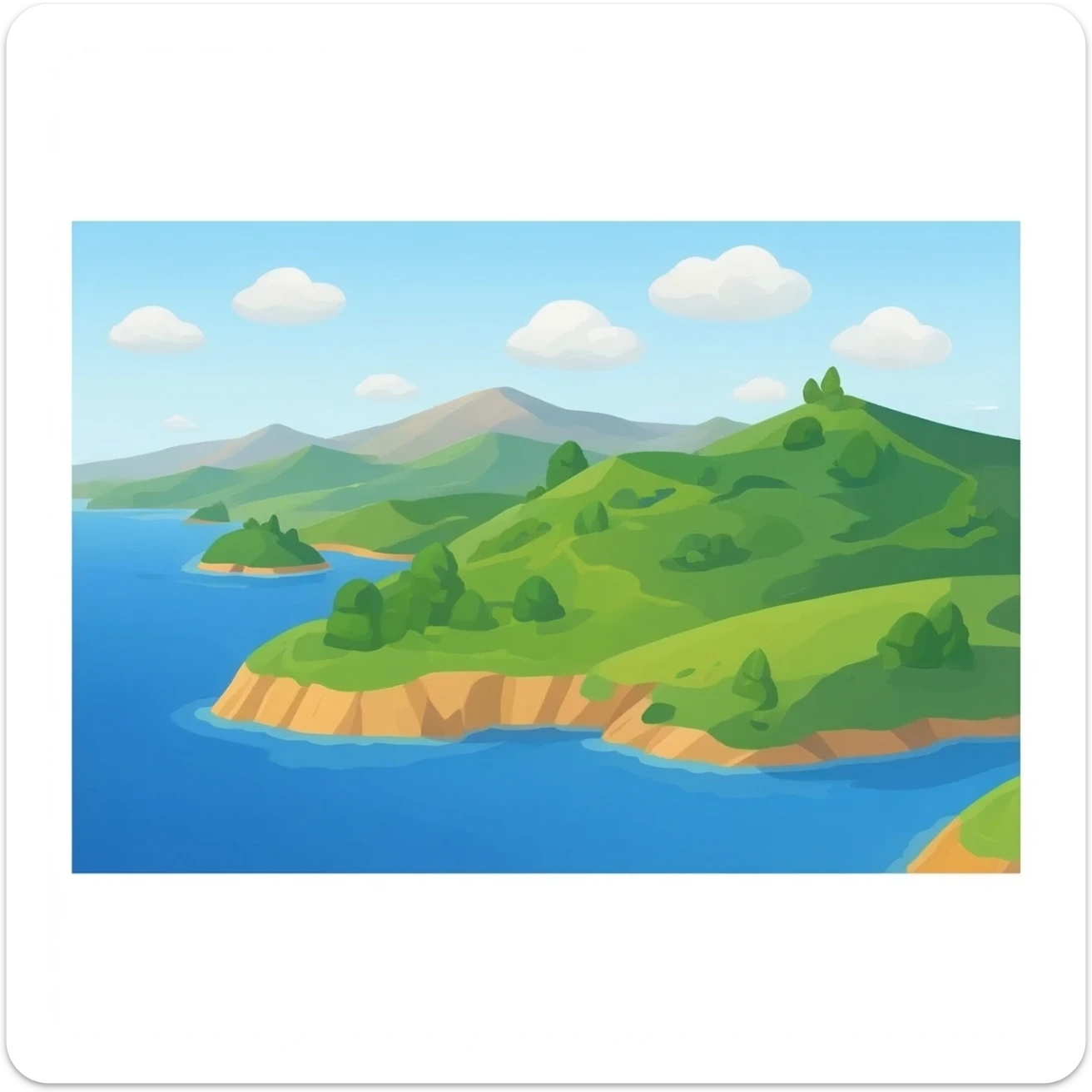 Island of Crete sticker