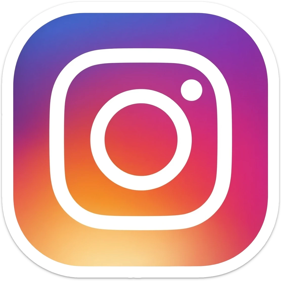 Instagram logo sticker