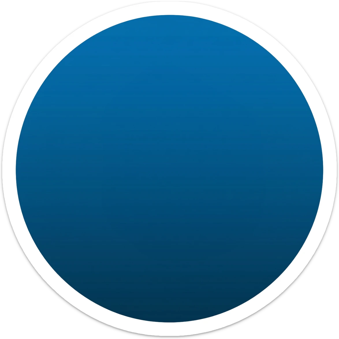 Only blue colour image sticker