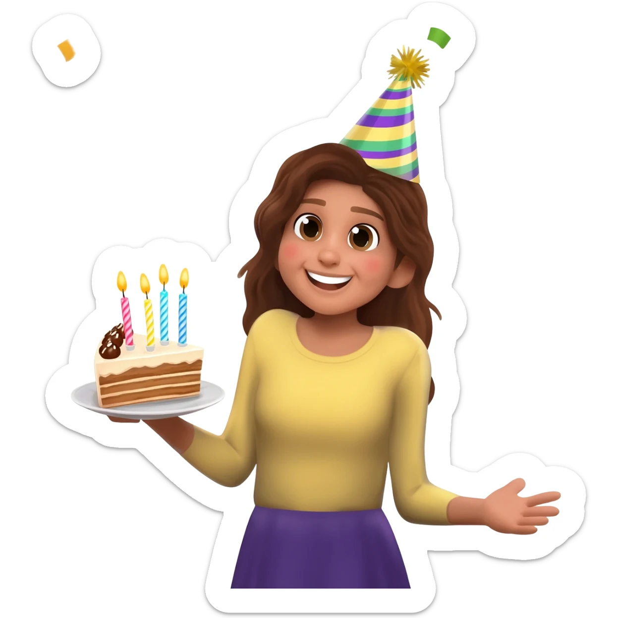 Happy birthday my bff sticker