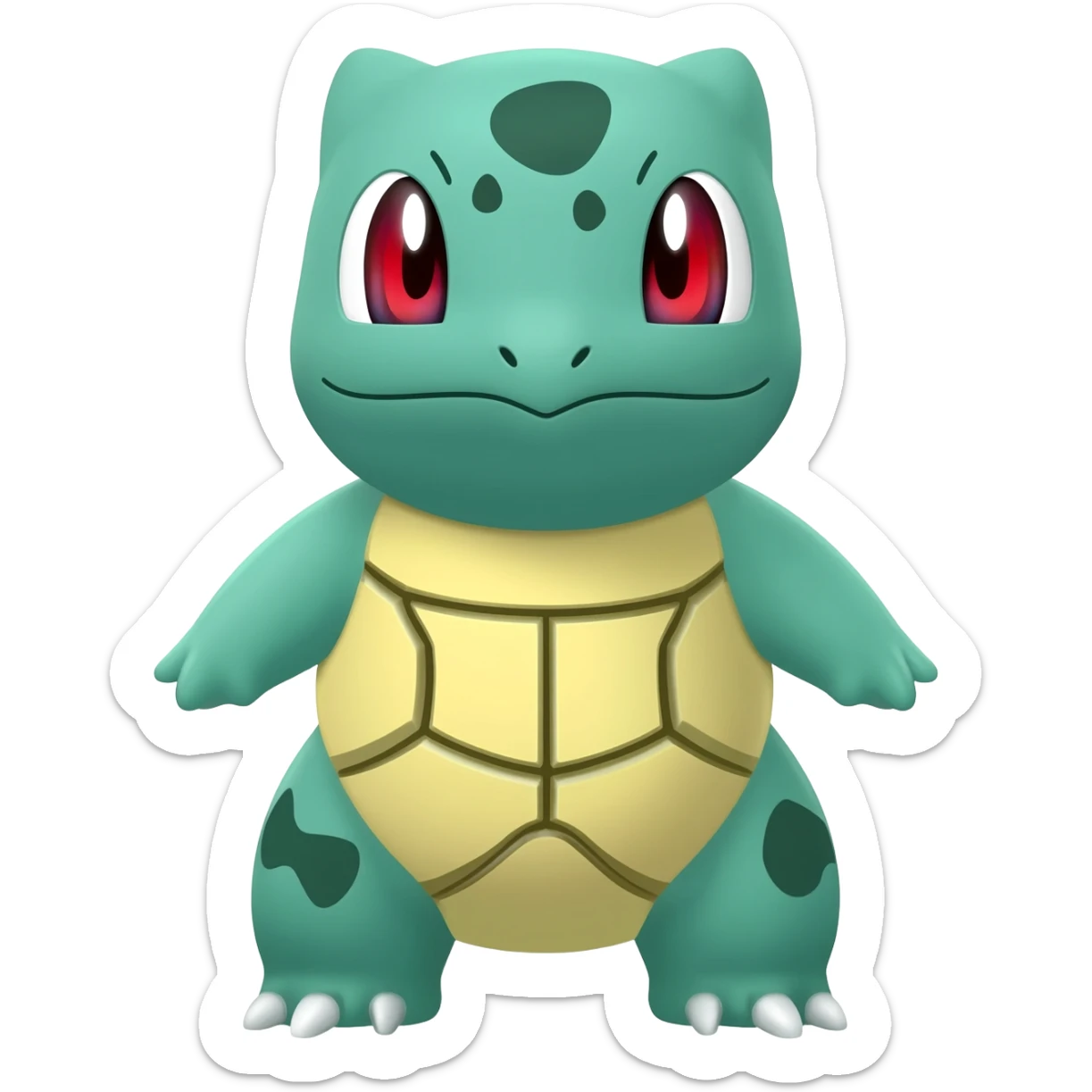 Photo-realistic Official Ivysaur sprite artwork sticker