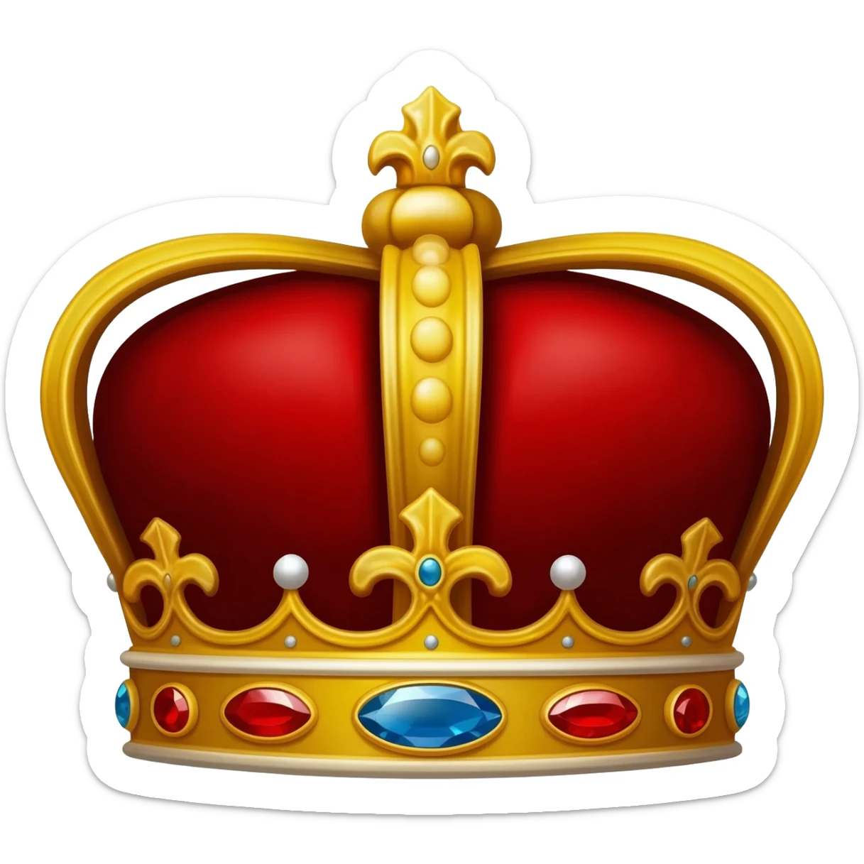 Owner emoji like full red crown, which I can copy from here sticker